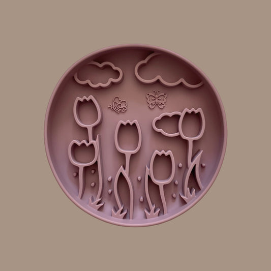 Tulip Field Enrichment Bowl | Lavender