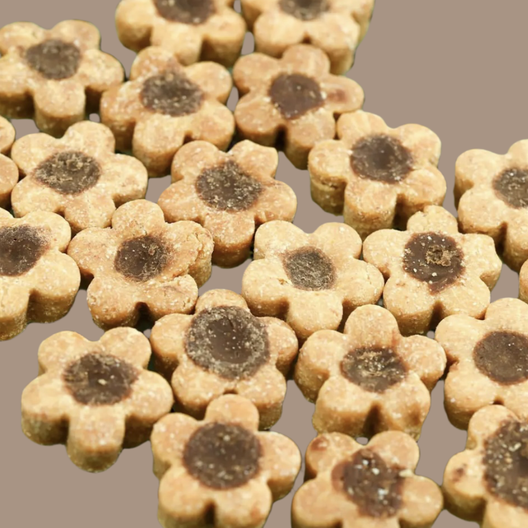 Peanut Butter Flower Cookies