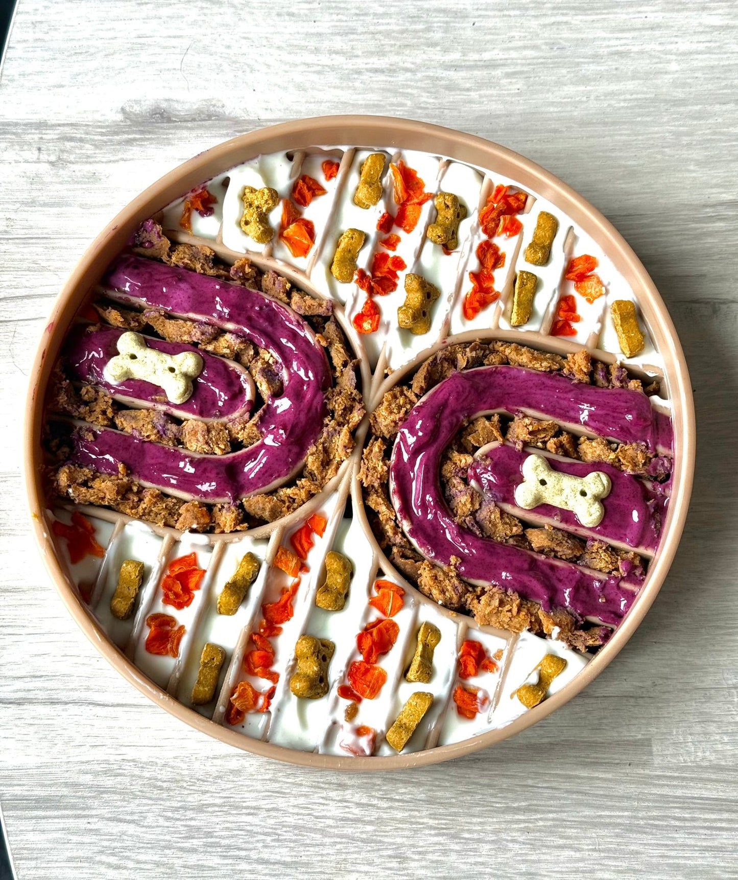 Taste The Rainbow Enrichment Bowl | Forest Green