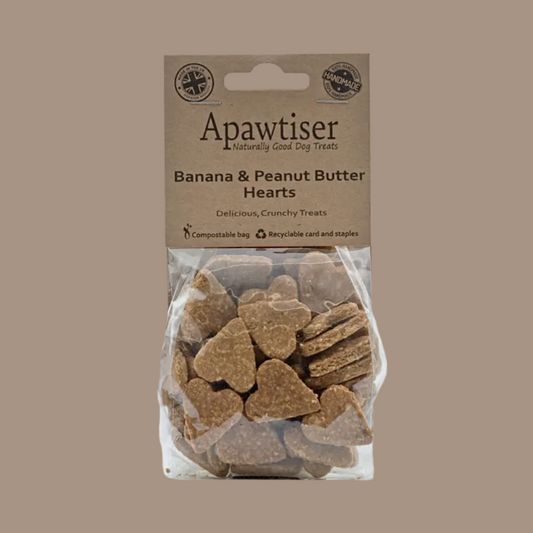 Banana & Peanut Butter Hearts