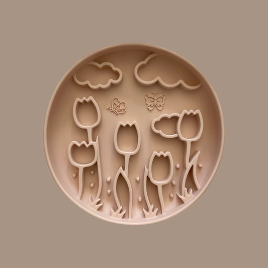Tulip Field Enrichment Bowl | Cherry Blossom