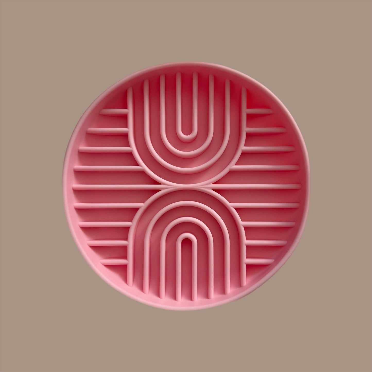 Taste The Rainbow Enrichment Bowl | Baby Pink