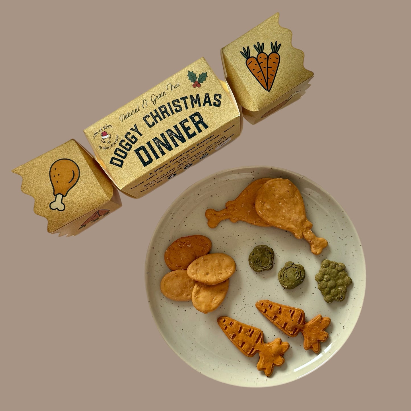 Doggy Christmas Dinner Cracker