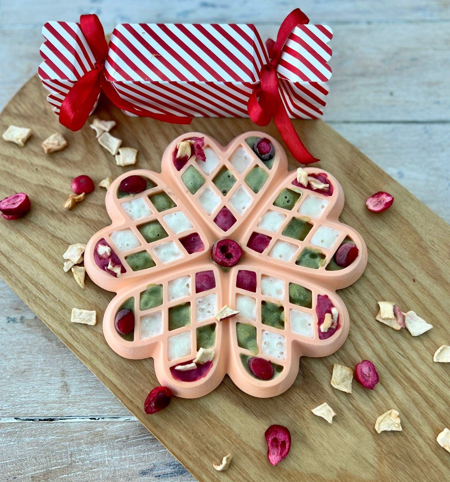 Waffle Heart Enrichment Mat | Peachy Pink