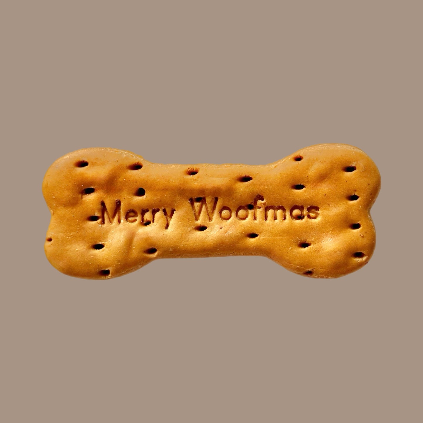 ‘Merry Woofmas’ Peanut Butter Bone | Large