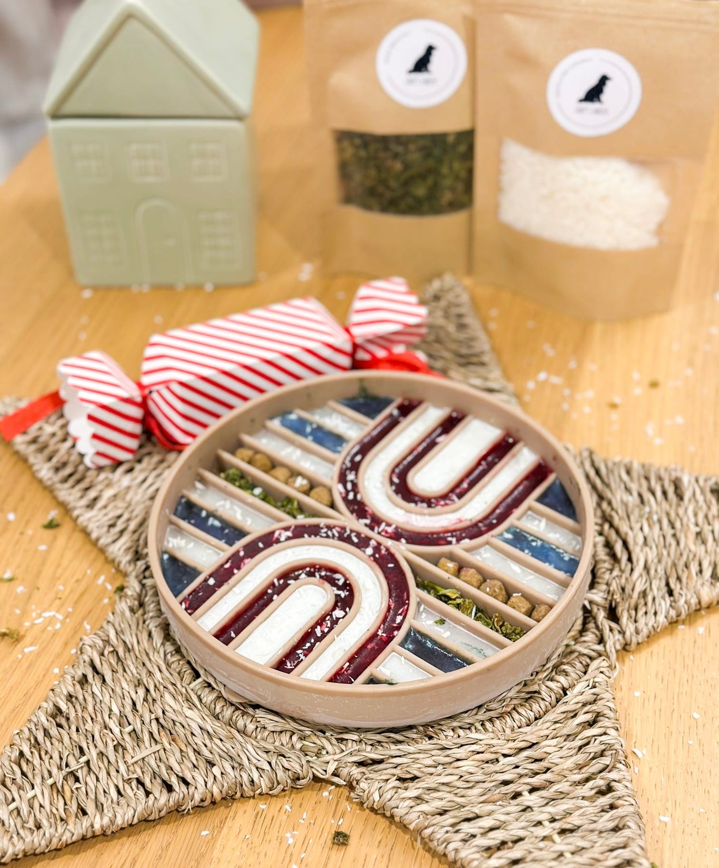 Double Rainbow Enrichment Bowl | Mocha